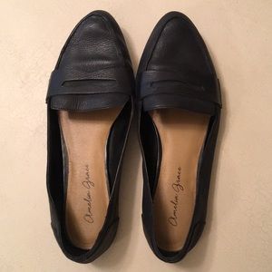 Amelia Grace Black Loafers